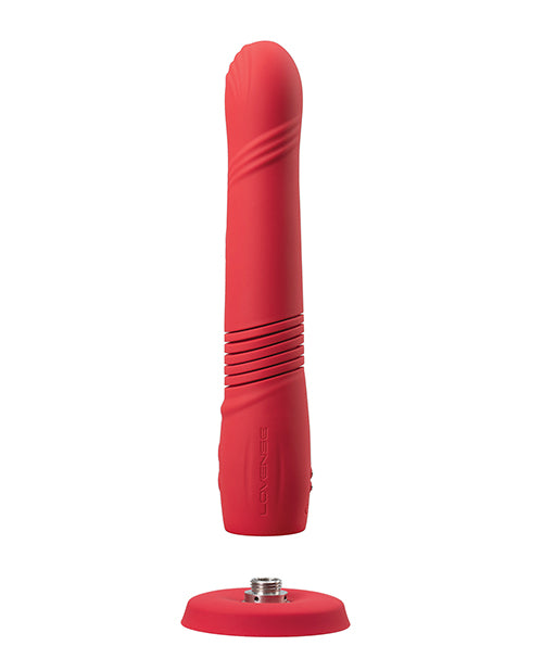 Lovense Gravity Thrusting Dildo - Red