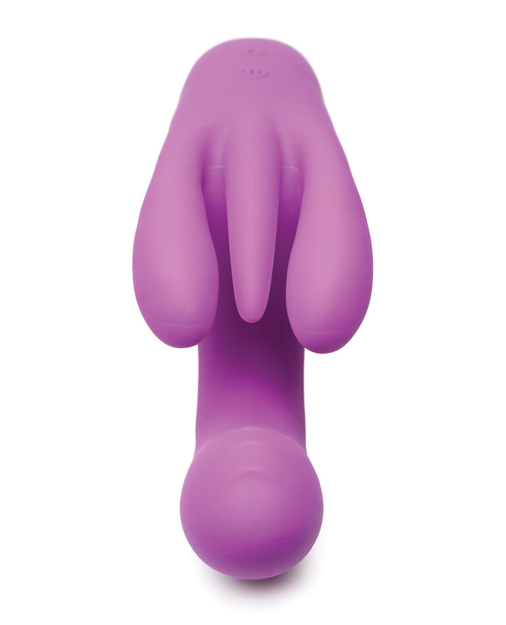 Bang! 10X Triple Rabbit Vibrator - Purple