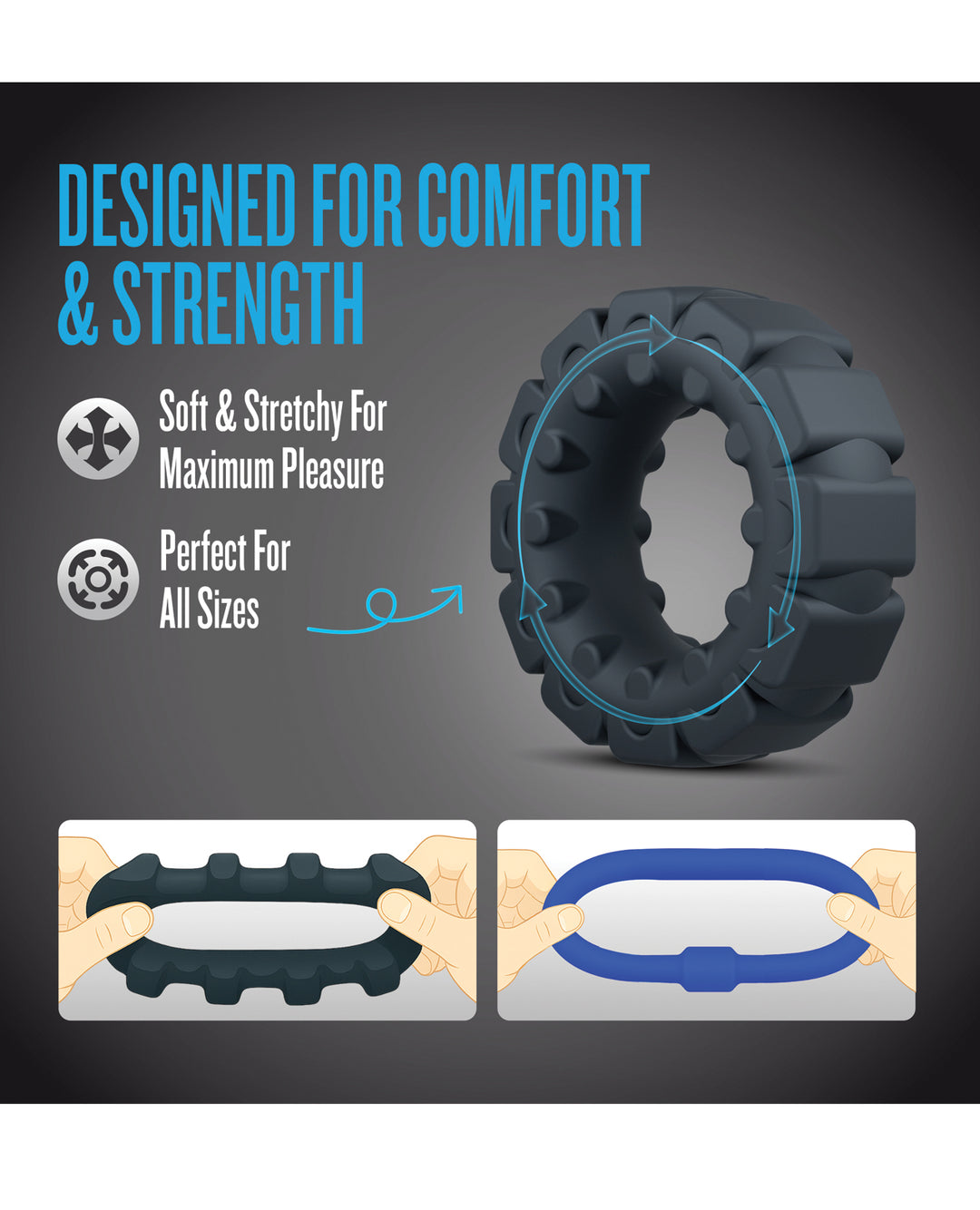 Blush Performance Plus Engage - Black/Blue