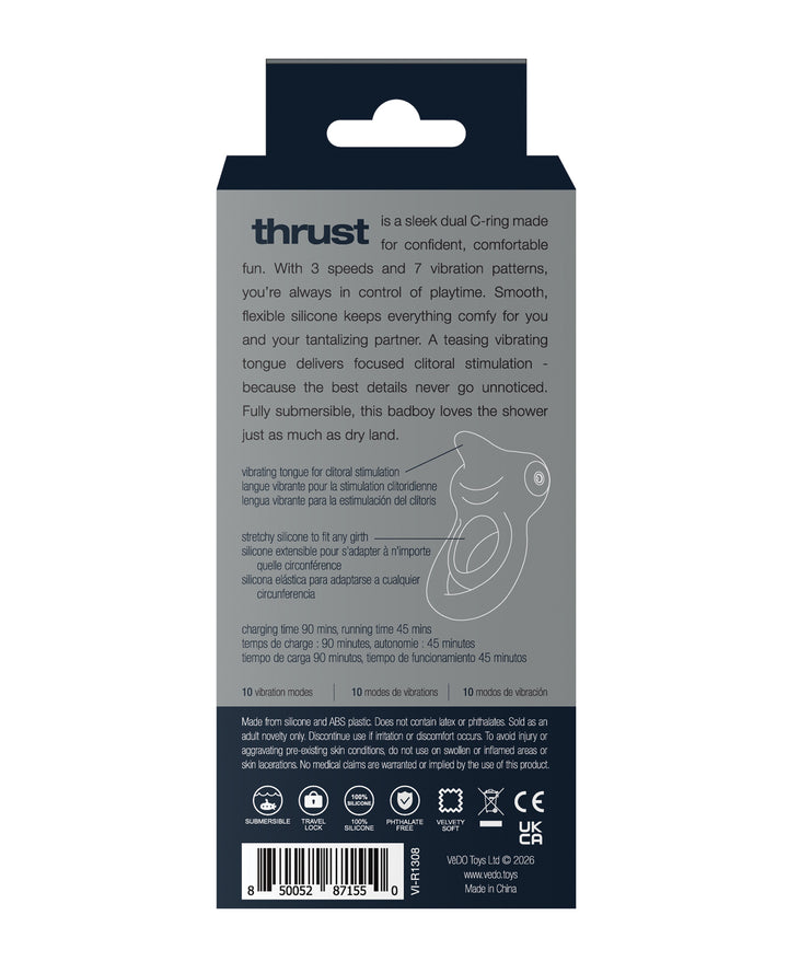 VeDO Thrust Rechargeable Dual C-Ring - Black