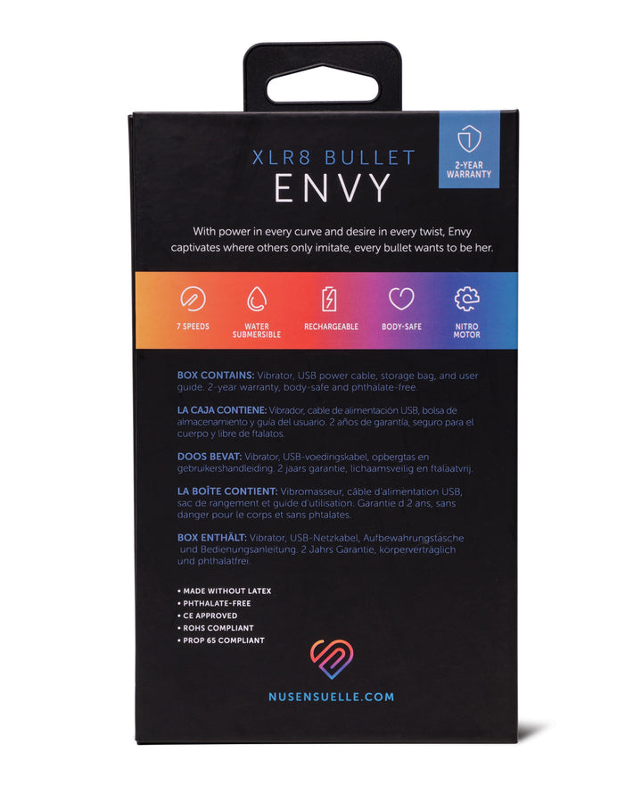 Nu Sensuelle Envy XLR8 Bullet w/Nitro Motor - Deep Purple