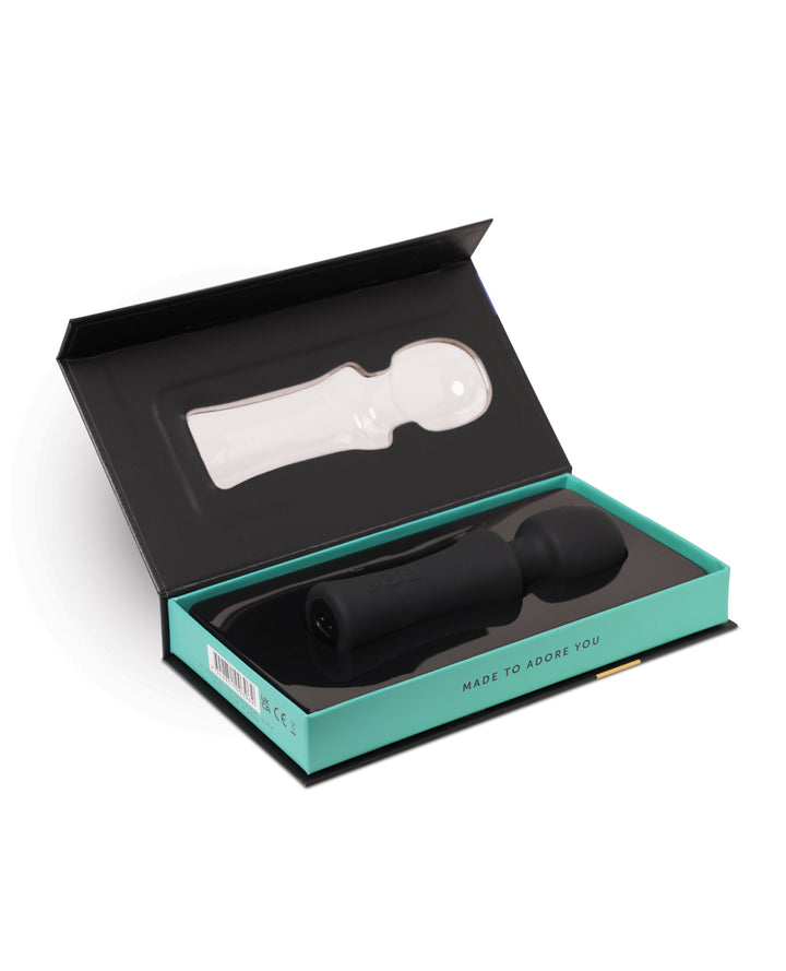 Nu Sensuelle Adore XRL8 Wand w/Heat - Black