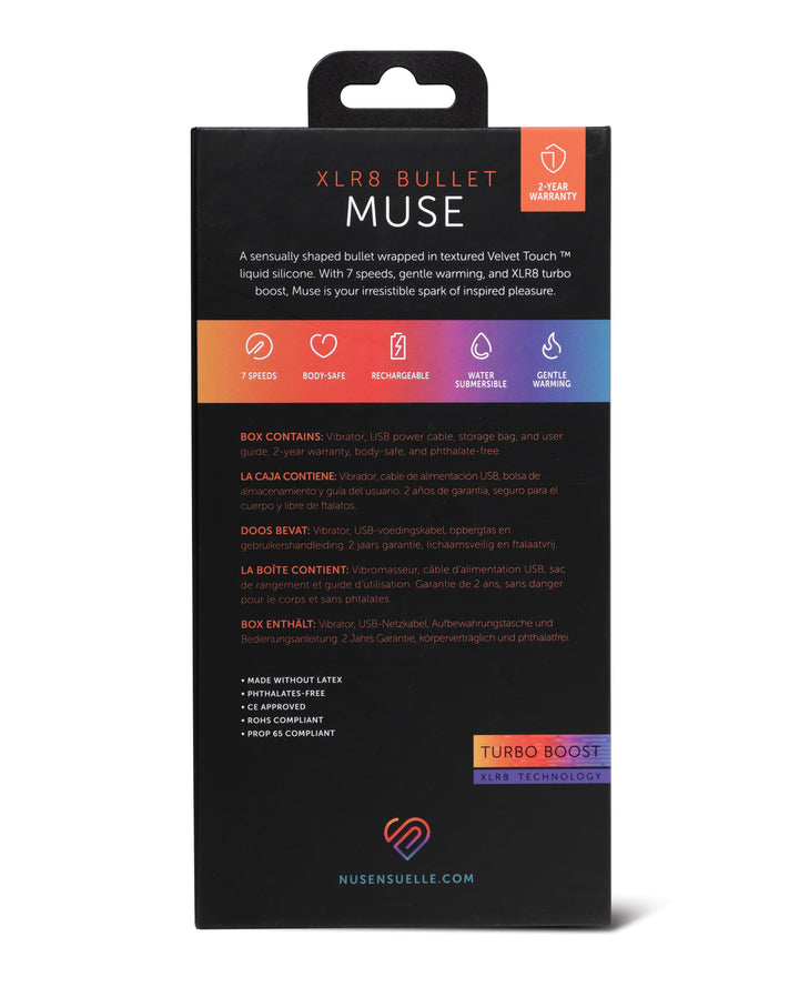 Nu Sensuelle Muse XLR8 Bullet w/Heat - Blue
