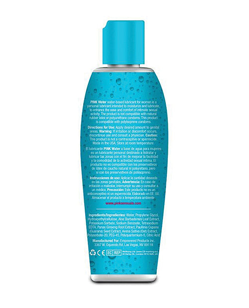 Pink Water Lube - 4.7 oz Flip Top Bottle