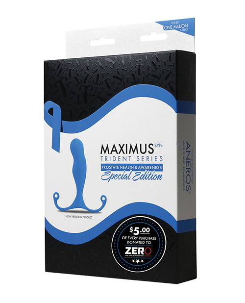 Aneros Maximus Syn Trident Special Edition Prostate Stimulator - Blue