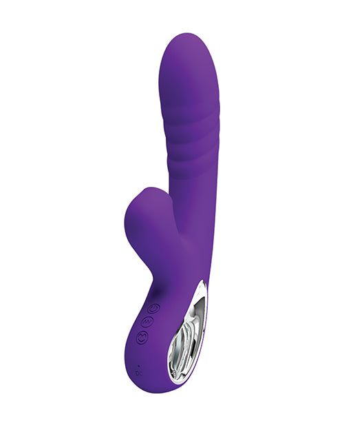 Pretty Love Jersey Sucking &amp; Vibrating Rabbit - Purple