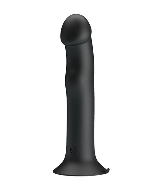 Pretty Love Murray Pulsating &amp; Vibrating Suction Cup Dildo - Black