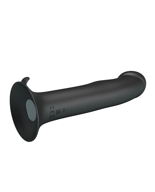 Pretty Love Murray Pulsating &amp; Vibrating Suction Cup Dildo - Black