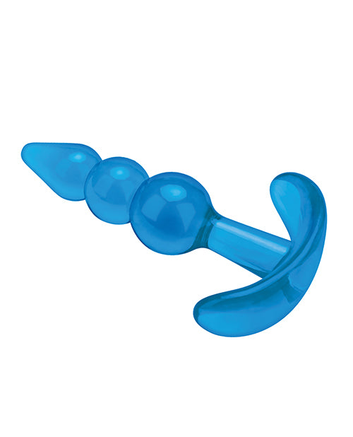 Blue Line C &amp; B 3.75" Beginners Beaded Plug - Jelly Blue