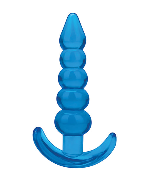 Blue Line C &amp; B 4.5" Beaded Plug - Jelly Blue Medium