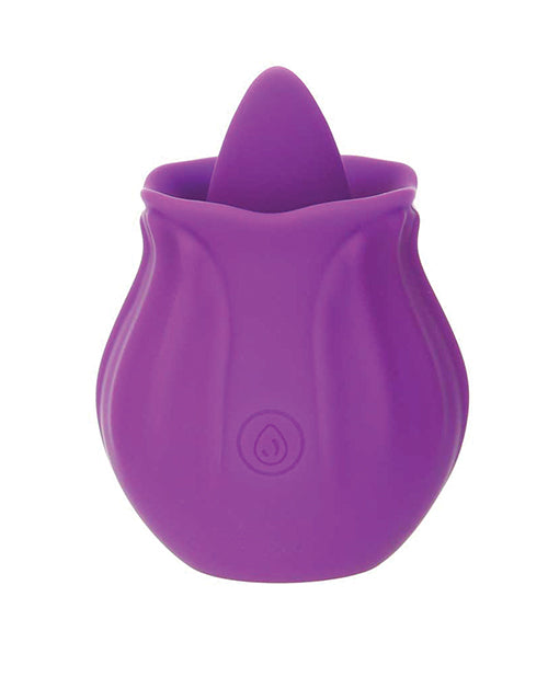 M'Lady Flickering Tongue &amp; Vibrating Clitoral Stimulator - Purple