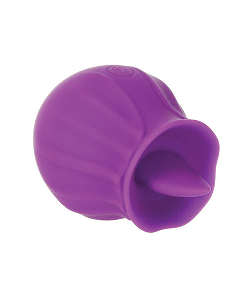 M'Lady Flickering Tongue &amp; Vibrating Clitoral Stimulator - Purple