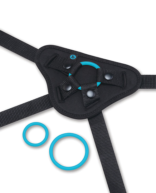b-Vibe Every Body Strap-On Harness Set With 6" Silicone Dildo Peg