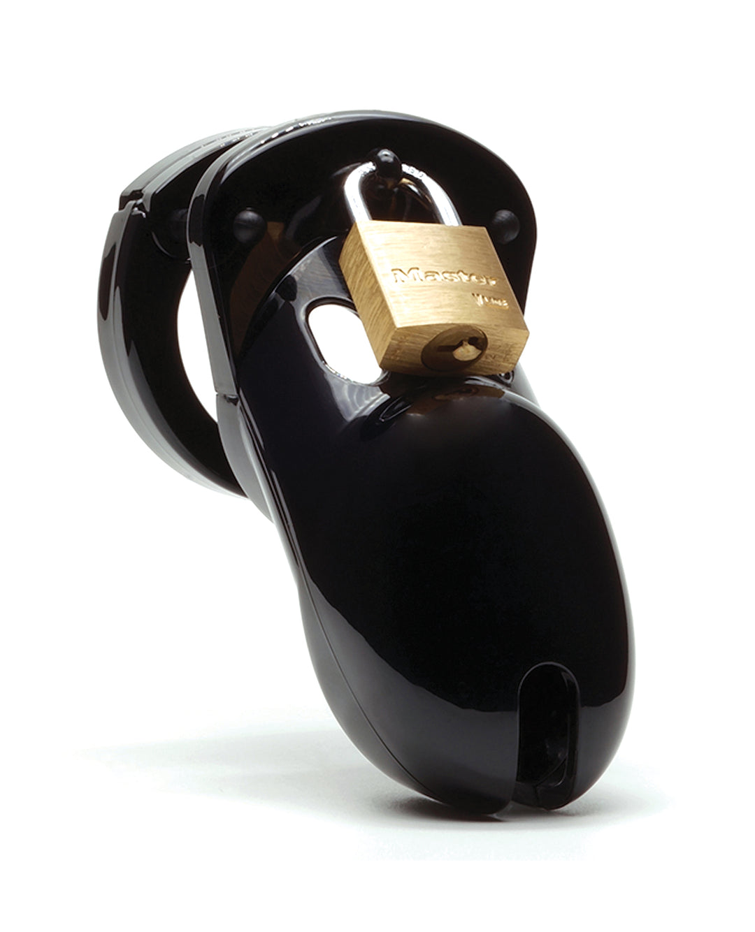 CB-3000 3" Cock Cage &amp; Lock Set - Black