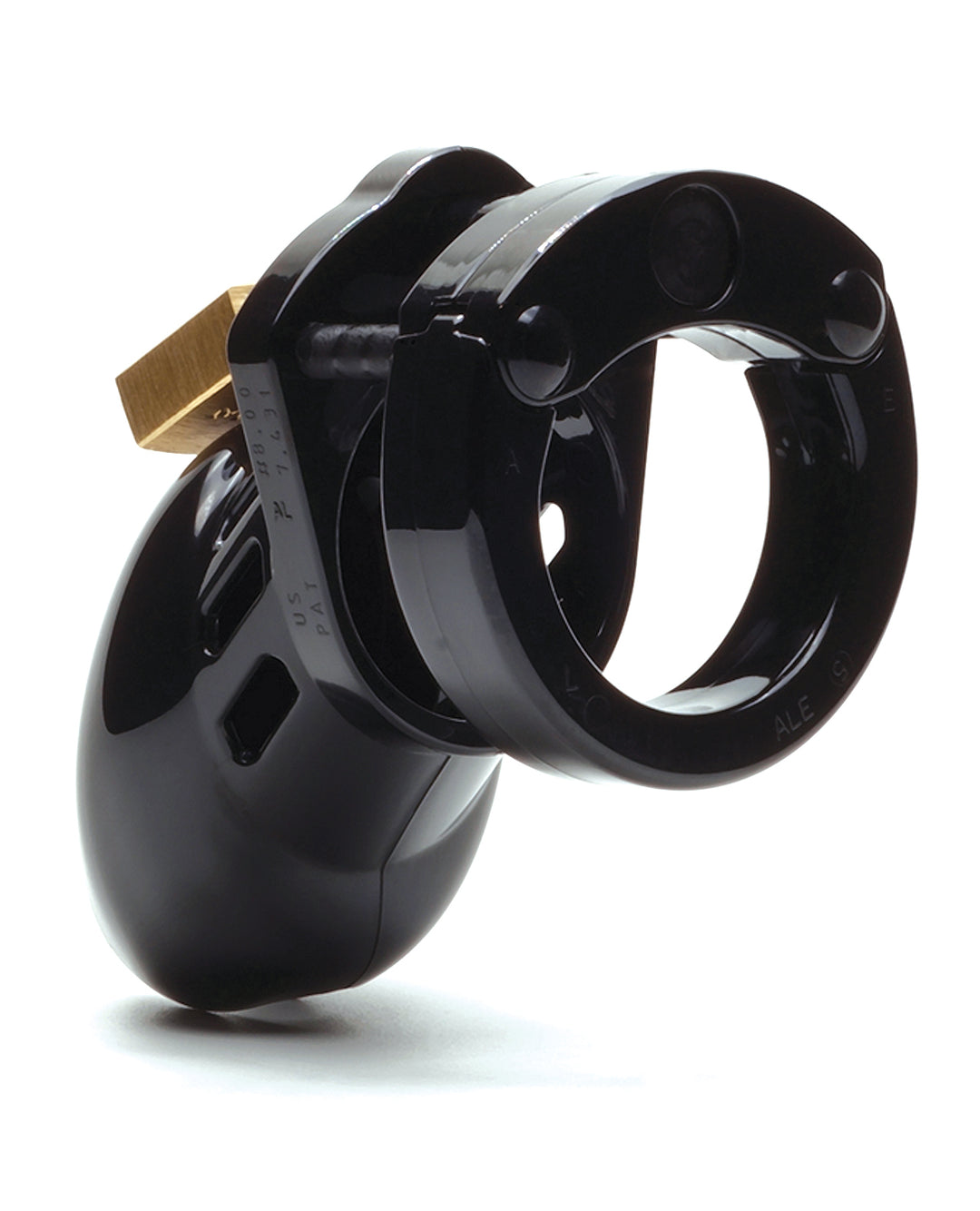 CB-6000S 2 1/2" Cock Cage &amp; Lock Set - Black