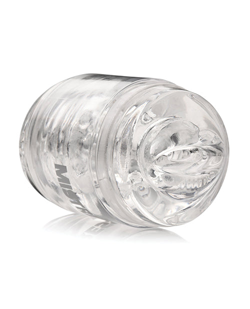 Curve Toys Mistress Double Shot Mini Masturbator Mouth &amp; Pussy - Clear