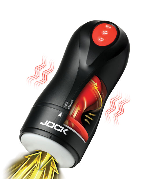 Curve Toys Jock Gyroblast Gyrating, Sucking, &amp; Vibrating Masturbator