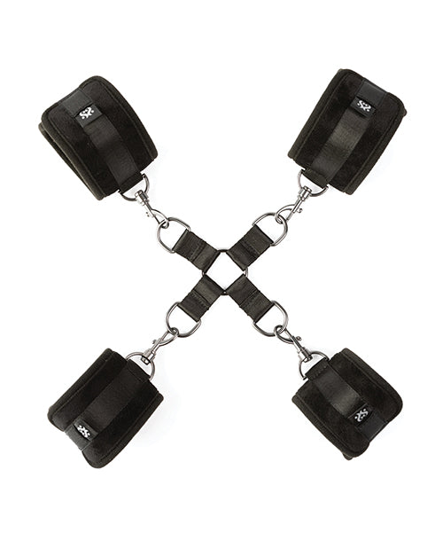 Sei Mio Hog Tied &amp; Satisfied Hog Tie &amp; Cuff Set - Black