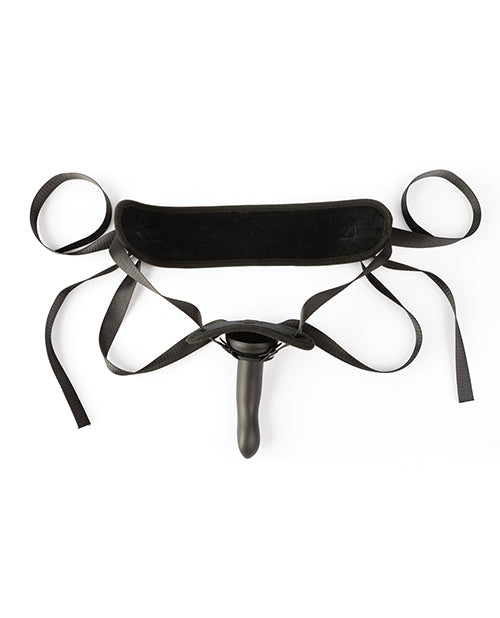 Sei Mio Cocked &amp; Loaded Advanced Strap-On Harness &amp; 6.5" Dildo - Black