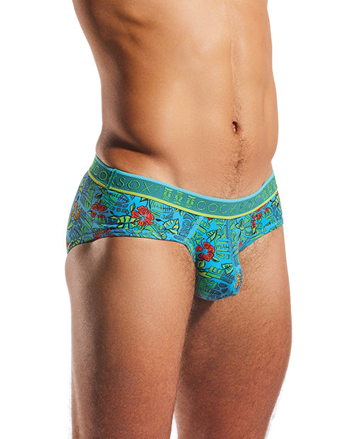 Cocksox Contour Pouch Sports Brief - Multi-Color Tiki MD