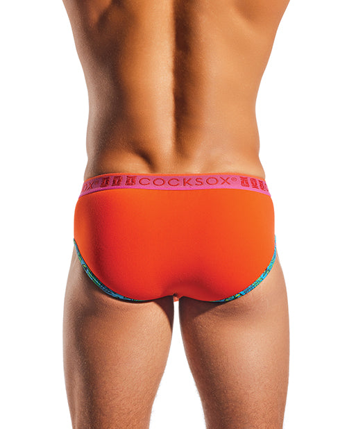 Cocksox Contour Pouch Sports Brief - Sunset Orange SM
