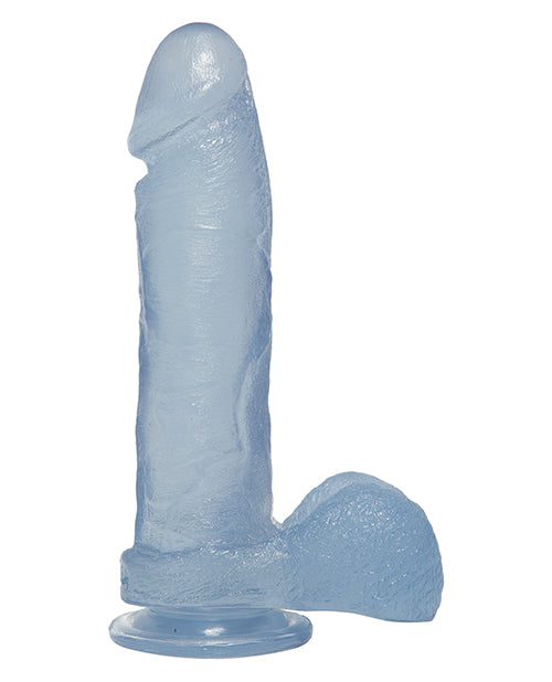Crystal Jellies 8" Ballsy Cock - Clear