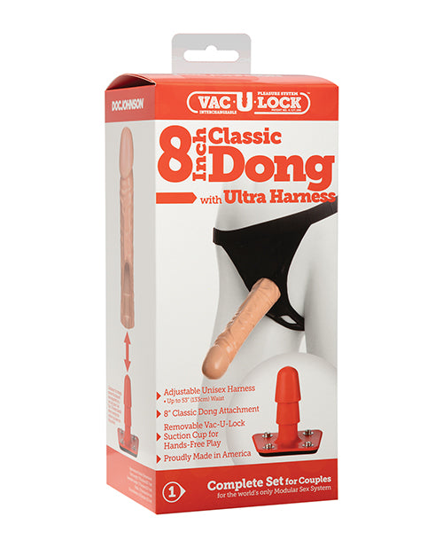 Ultra Harness 2 Set w/8" Dong &amp; Powder