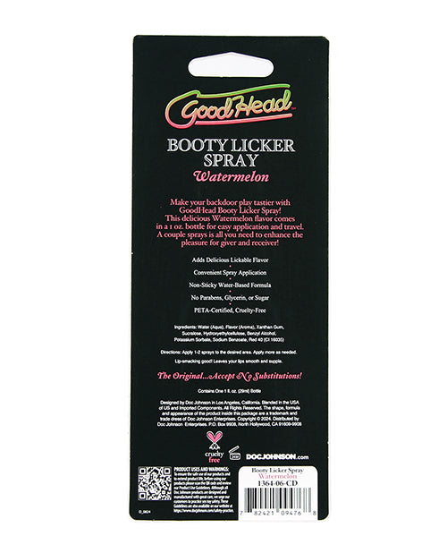 GoodHead Booty Licker Spray - 1 oz Watermelon