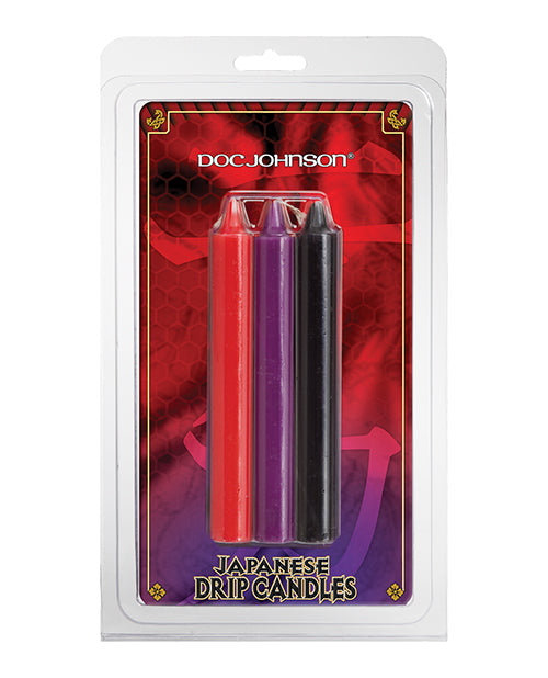 Japanese Drip Candles - Pack of 3