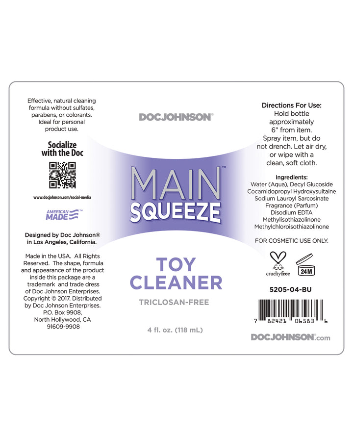 Main Squeeze Toy Cleaner - 4 oz