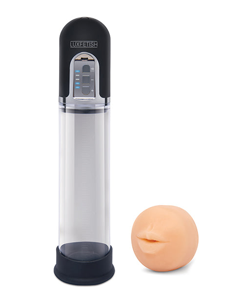 Lux Fetish 2-in-1 Blowjob Sucker &amp; Penis Enlarger Pump