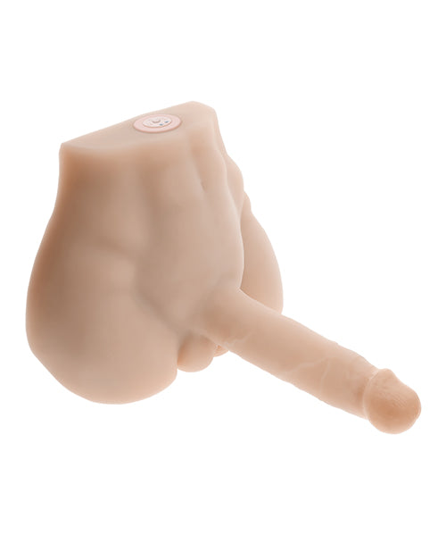 Evolved Easy Rider Thrusting &amp; Vibrating Life-Like Dildo - Light