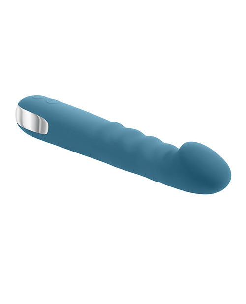 Evolved Queen of All Trades Thrusting &amp; Rotating Vibrator - Teal