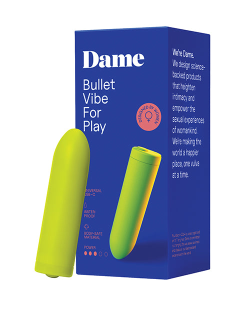 Dame Zee Bullet Vibrator - Citrus