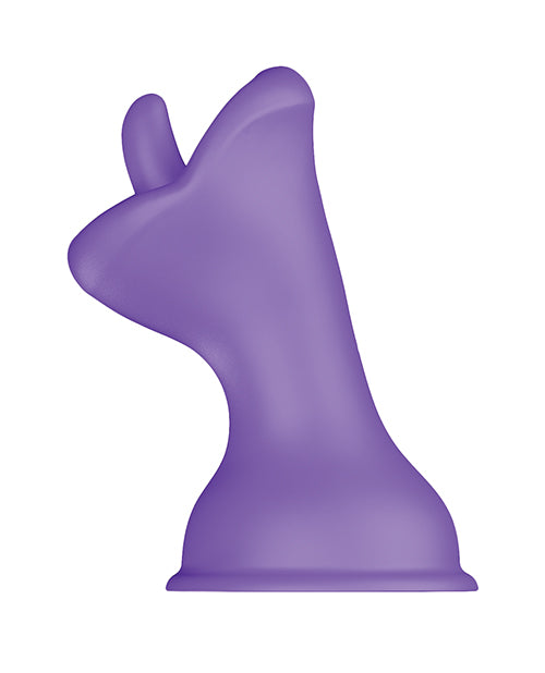 Luv Inc. Mouth &amp; Tongue Suction Cup Vibrator - Purple
