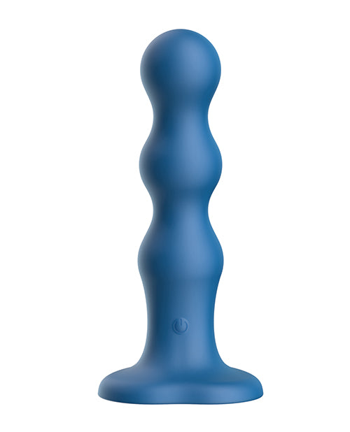 Luv Inc. Beaded Strap-On Luv Vibe - Blue