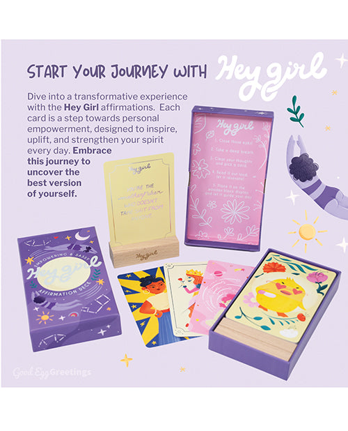 Hey Girl: Empowering &amp; Sassy Affirmation Deck