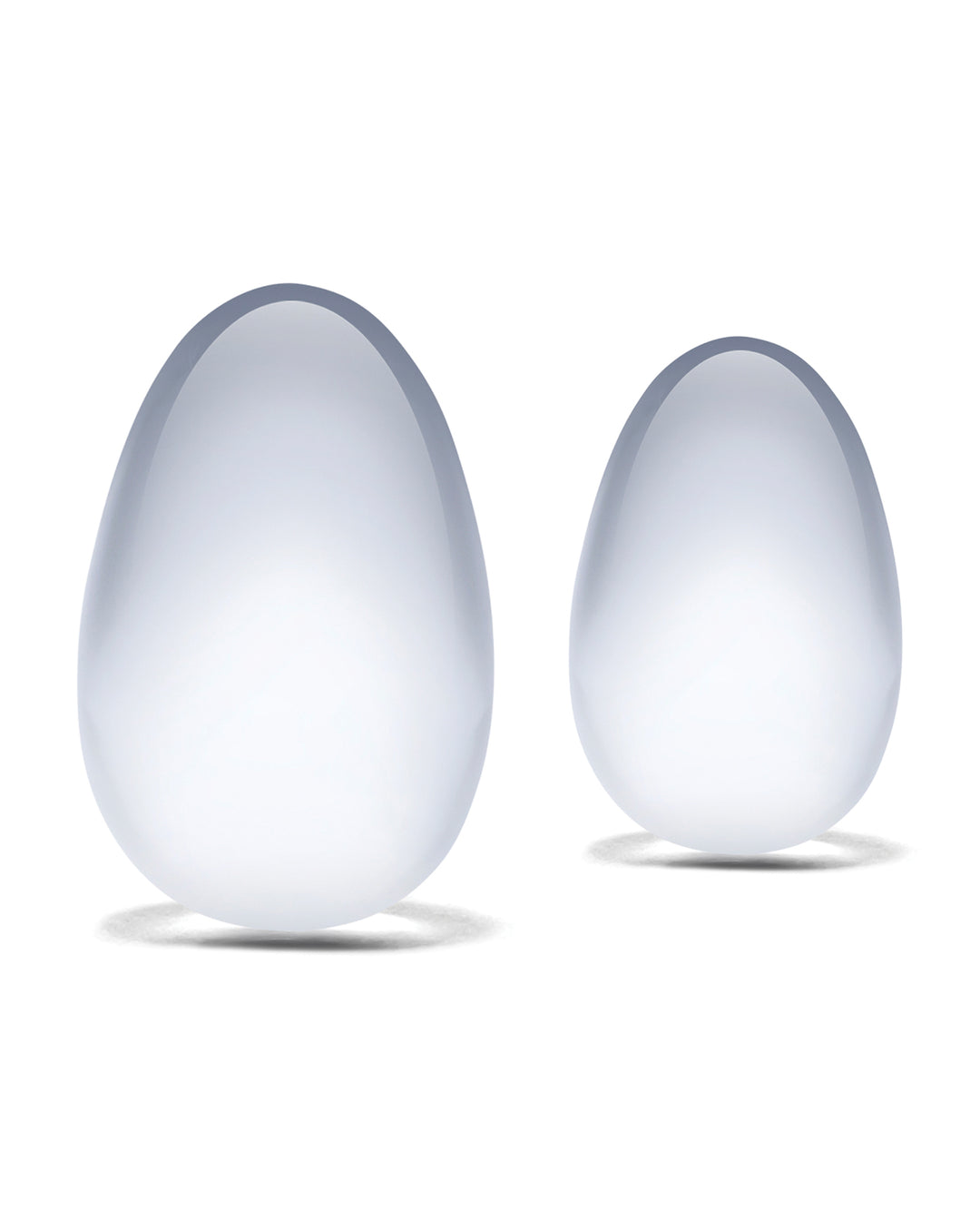 Glas 2 pc Glass Yoni Eggs Set - Clear