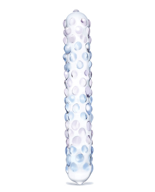 Glas Purple Rose Nubby Glass Dildo