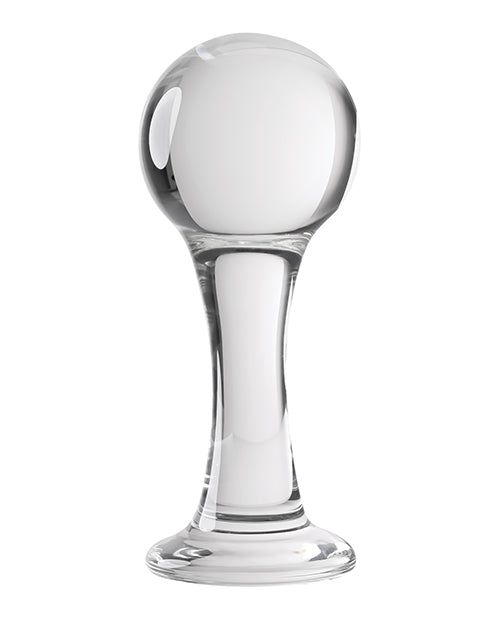 Gender X The Baller Glass Plug - Clear