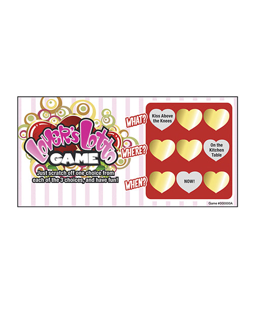 Lovers Lotto Game Scratch &amp; Play Sex Game