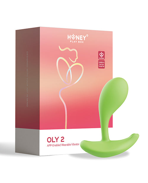 Oly 2 Pressure Sensing App-Enabled Wearable Clit &amp; G Spot Vibrator - Green