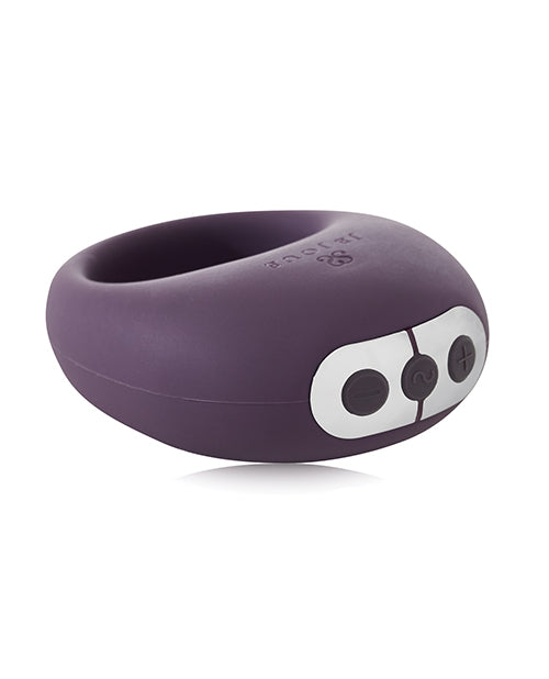 Je Joue Mio Cock Ring w/Five Vibrations - Purple