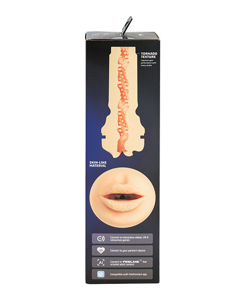 Kiiroo Feel Mouth &amp; Powerblow Stroker Combo Set - Pale