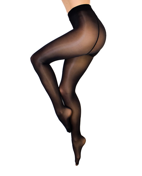 Kix'ies Strong &amp; Silky Black Tights - Black L/XL