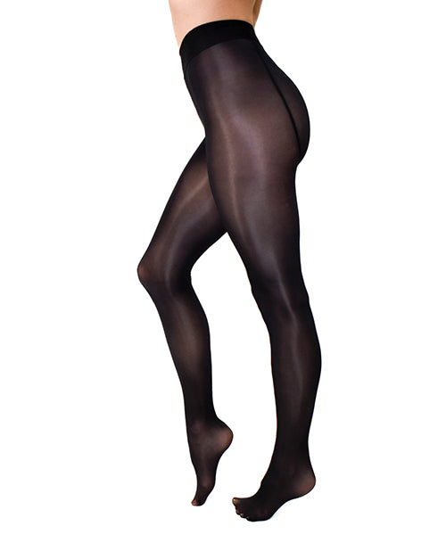 Kix'ies Strong &amp; Silky Black Tights - Black S/M