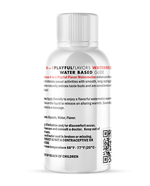 Swiss Navy 4 in 1 Playful Flavors Watermelon - 1 oz
