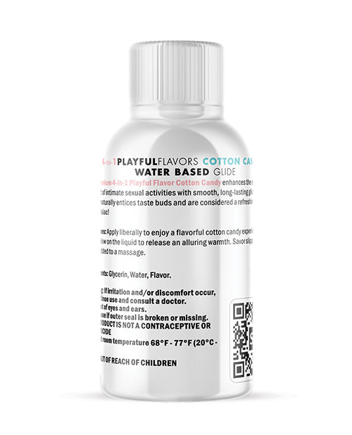 Swiss Navy 4 in 1 Playful Flavors Cotton Candy - 1 oz