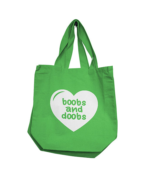 Nobu Boobs &amp; Doobs Reusable Tote - Green