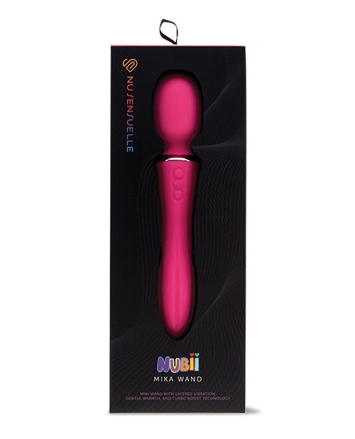 Nu Sensuelle Nubii Mika Turbo Boost &amp; Heating Mini Wand - Pink